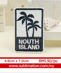 077 Embroidery Sticker